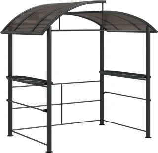 Grillpaviljoen ca. 2,4 x 1,5 m donkergrijs