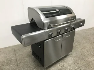 GrilluxePrime gasbarbecue 4 branders gietijzeren kookplaat