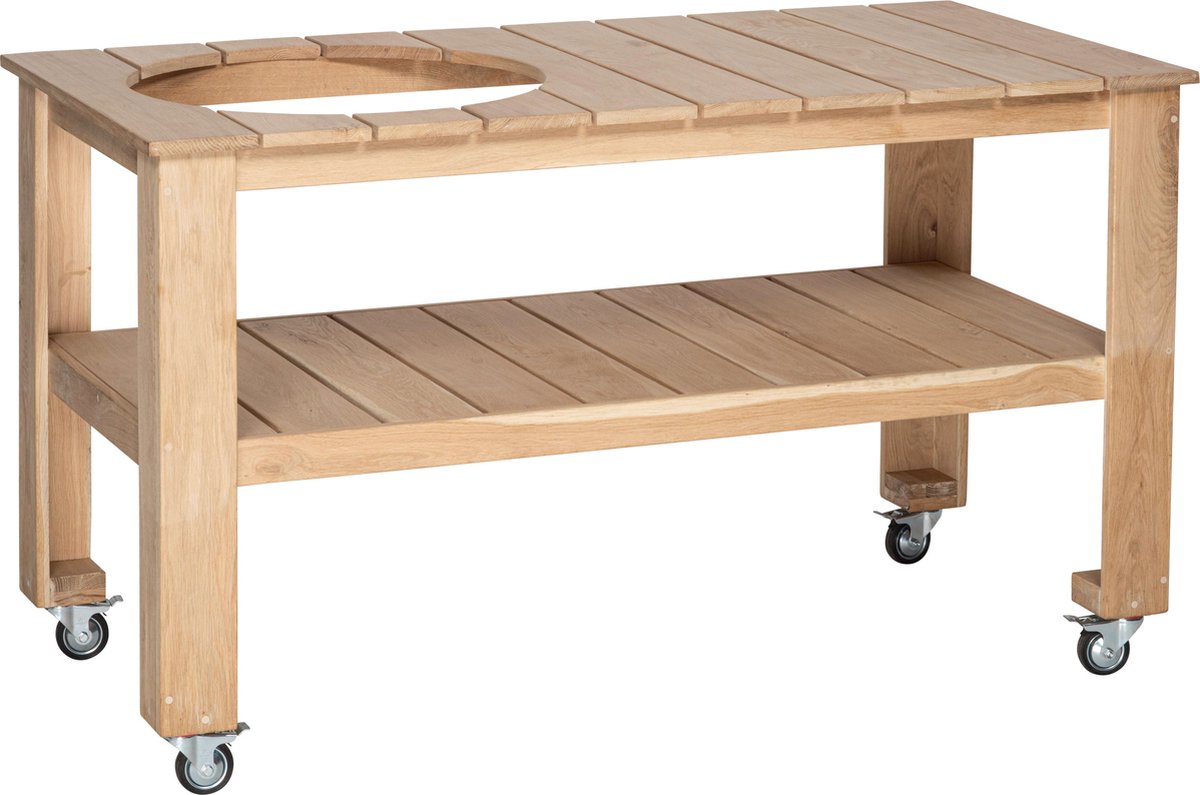 Wat vinden we goed aan de Heavenly Garden BBQ Tafel Starter de Luxe Eikenhout