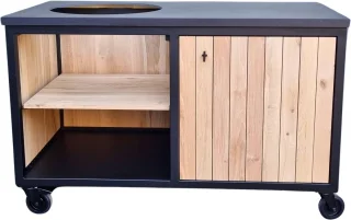 Heavenly Garden Elements Buitenkeuken 152cm Staal Dekton Eikenhout