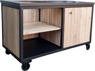 Heavenly Garden Elements Buitenkeuken 152cm Staal Dekton Eikenhout