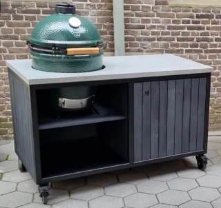 Heavenly Garden Elements Buitenkeuken 152cm Staal Eikenhout