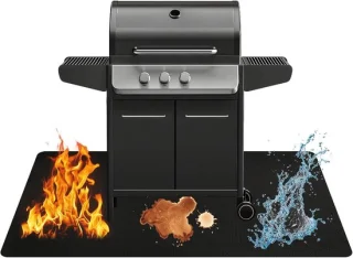 Hittebestendige barbecue ondermat (122 x 165 cm)