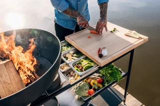 Höfats Fire Kitchen 5-Delige Schalenset Roestvrij Staal Zilver