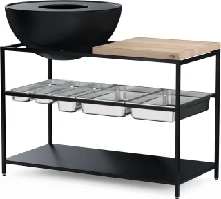 Höfats Fire Kitchen Buitenkeken Bowl 70 Zwart