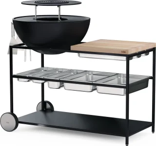 Höfats Fire Kitchen Buitenkeken Bowl 70 Zwart