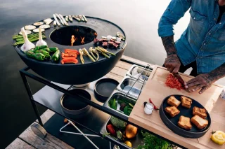 Höfats Fire Kitchen Buitenkeken Bowl 70 Zwart