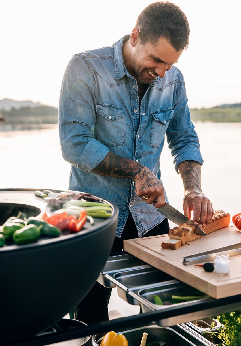 Wat vinden we goed aan de Höfats Fire Kitchen Buitenkeken Bowl 70 Zwart