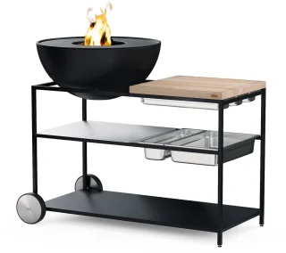 Höfats Fire Kitchen Buitenkeken Bowl 70 Zwart