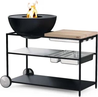 Höfats Fire Kitchen Buitenkeken Bowl 70 Zwart