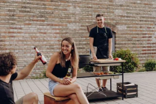 Höfats Fire Kitchen Buitenkeuken met Bowl 57 Staal Zwart