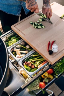 Höfats Fire Kitchen Buitenkeuken met Bowl 57 Staal Zwart