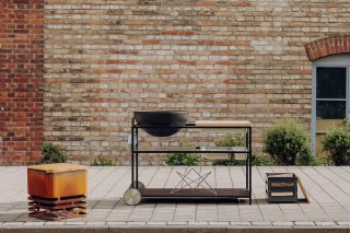 Höfats Fire Kitchen Buitenkeuken met Bowl 57 Staal Zwart