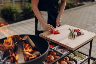 Höfats Fire Kitchen Buitenkeuken met Bowl 57 Staal Zwart