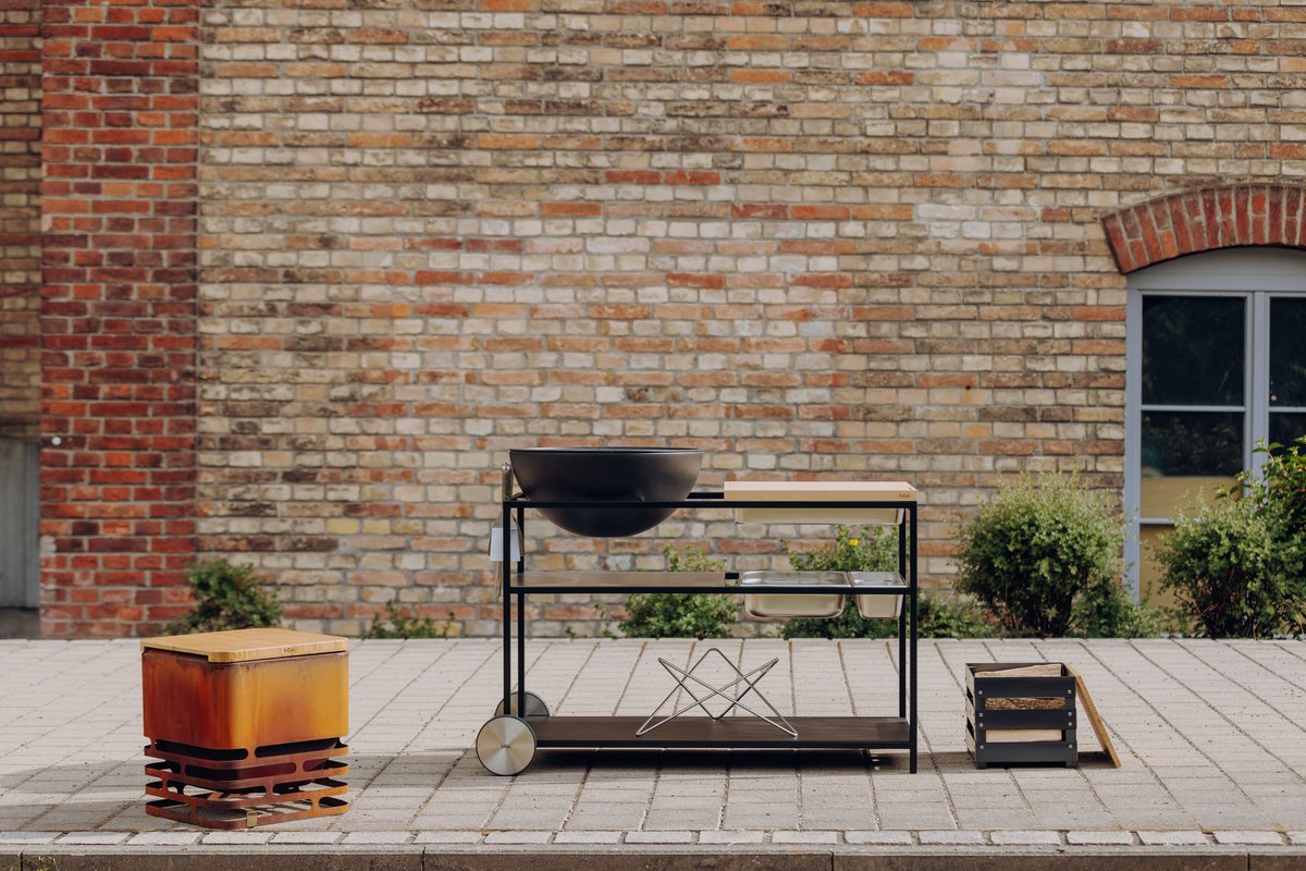 Wat vinden we goed aan de Höfats Fire Kitchen Buitenkeuken met Bowl 57 Staal Zwart