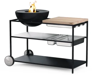 Höfats Fire Kitchen Buitenkeuken met Bowl 57 Staal Zwart