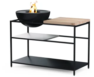 Höfats Fire Kitchen Buitenkeuken met Bowl 57 Staal Zwart