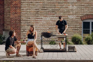 Höfats Fire Kitchen Buitenkeuken met Bowl 57 Staal Zwart