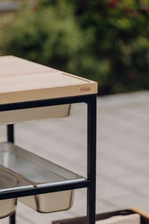 Höfats Fire Kitchen Buitenkeuken met Bowl 57 Staal Zwart
