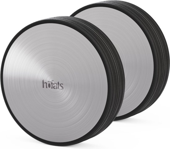 Maak je buitenkeuken mobiel: Höfats Fire Kitchen Wiel Set 2 Zilver Glas