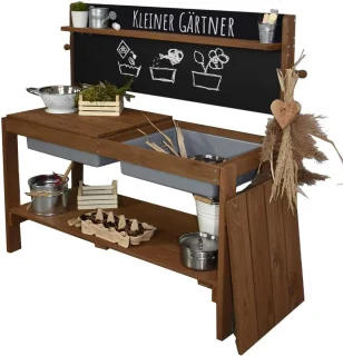 Houten modderkeuken voor kinderen