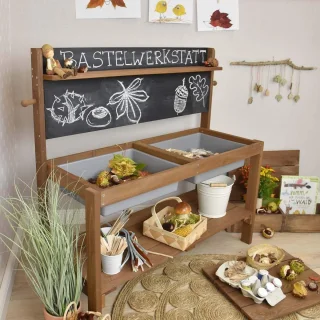 Houten modderkeuken voor kinderen