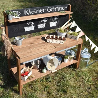 Houten modderkeuken voor kinderen