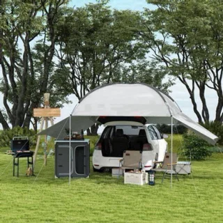 Houtskoolgrill met smoker, zwart, grilloppervlak 83 × 46,5 cm
