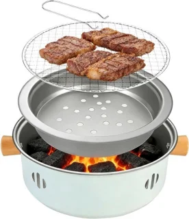 Houtskoolgrill mini bbq