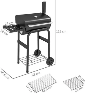 Houtskoolgrill