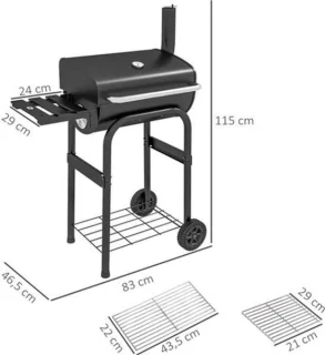 Houtskoolgrill