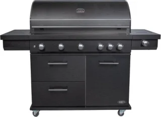Imperatore Nero gasbarbecue 5 branders