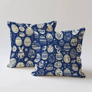K-109 buitenkussens marineblauw 70 x 70 cm
