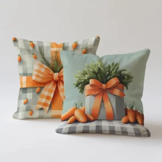 K271 Buitenkussens verbrandd oranje 80 x 80