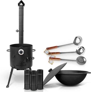 Kazan Vuuroven Buitenoven Set