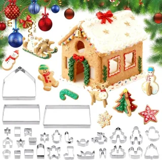 Kerstkoekjesuitstekers set 28 stuks