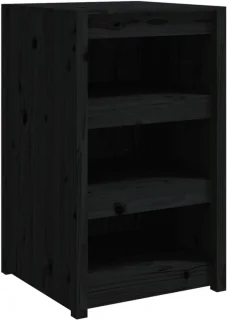 Keukenkast voor buiten opbergkast 55 x 92 x 55 cm zwart