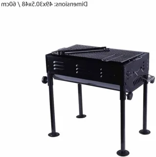 Kleine grill outdoor oven zwart