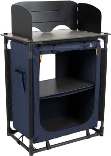 Kookeiland met windscherm normal blauw