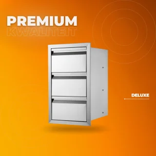 Ladekast Buitenkeuken Luxe RVS 19,4 kg Opslaglade