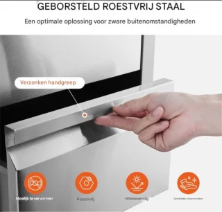 Ladekast Buitenkeuken Luxe RVS 19,4 kg Opslaglade
