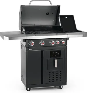 Landmann Fryton 4.1 Buitenkeuken Gas BBQ met Zijbrander Zwart