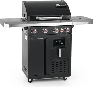 Landmann Fryton 4.1 Buitenkeuken Gas BBQ met Zijbrander Zwart