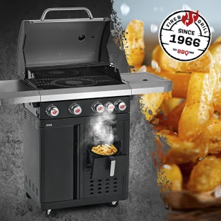 Landmann Fryton 4.1 Buitenkeuken Gas BBQ met Zijbrander Zwart