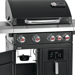 Landmann Fryton 4.1 Buitenkeuken Gas BBQ met Zijbrander Zwart