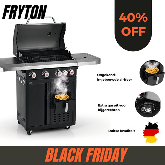 Landmann Fryton 4.1 Buitenkeuken Gas BBQ met Zijbrander Zwart review