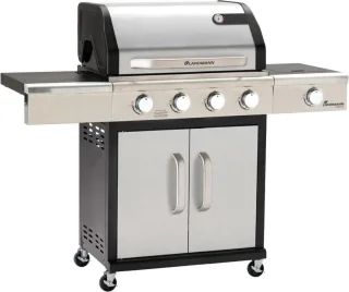 Landmann Gasgrill 4 Branders RVS