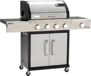 Landmann Gasgrill 4 Branders RVS