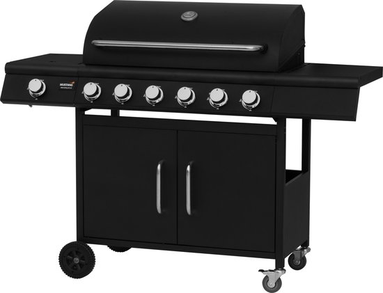 Mustang Clarksville gasgrill 7 branders zwart