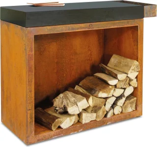 OFYR Butcher Block Storage Corten 90 Donkergrijs Keramiek